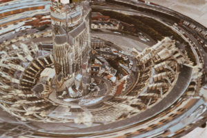 Sculpture en anamorphose Florence watteel